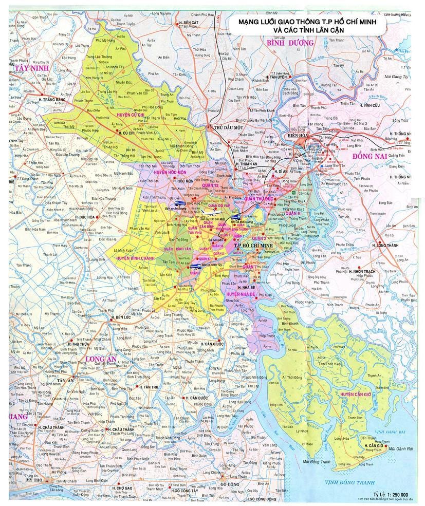 Карта ТП Хо Шы Міна