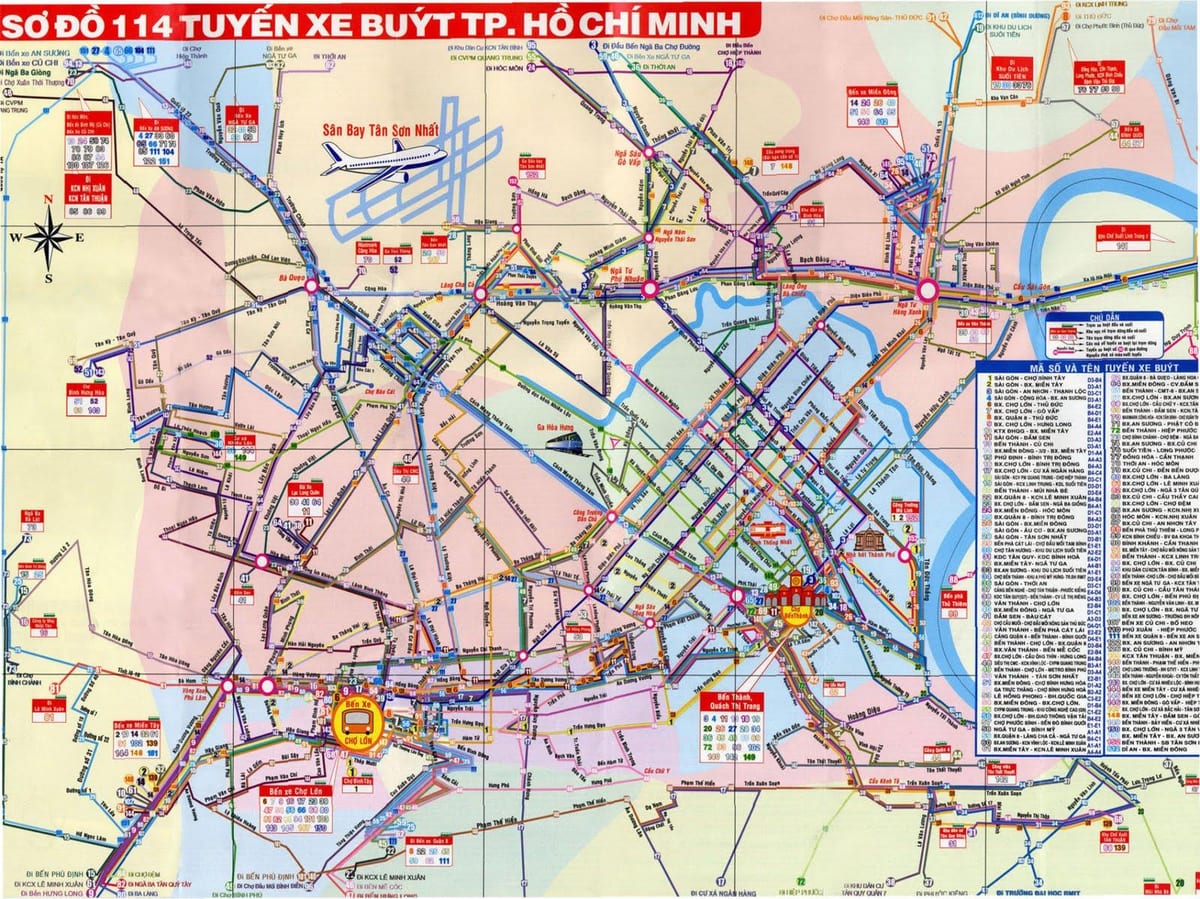 вуліцы Сайгон карце